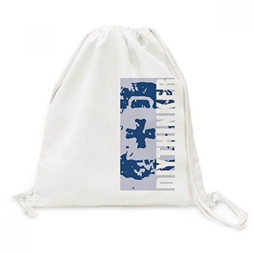 Sac cordon premiers soins bleu en toile pour voyage et pharmacie nomade