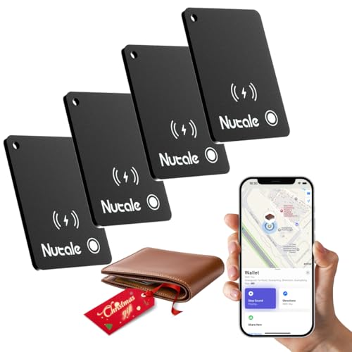 Nutale Apple Rechargeable Tracking Card, Find My (iOS) Wallet Tracker Tags