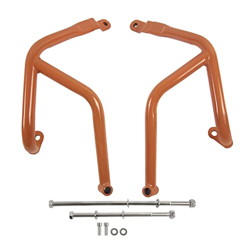 Pare carters pour Duke 390 200 250 orange cadre moto
