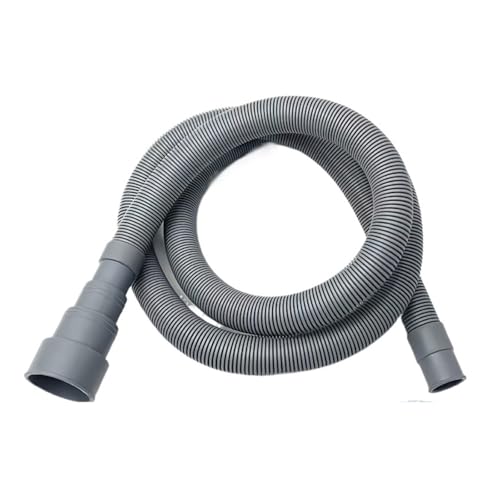 Extensión de manguera residuos for lavavajillas, tubo drenaje 100/150/200cm con abrazaderas, accesorios lavado(1m 1pc)