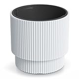 Photo Gallery prime garden® rippleb, vaso per fiori in plastica con inserto, rotondo, resistente alle intemperie, al gelo (bianco, Ø 30 x 28 cm) Photo Gallery prime garden® rippleb, vaso per fiori in plastica con inserto, rotondo, resistente alle intemperie, al gelo (bianco, Ø 30 x 28 cm)