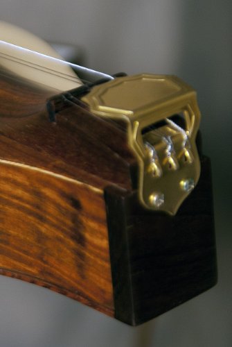 Roosebeck Dmcrh5 5-String Cutaway Mountain Dulcimer, Heart Openings And Scrolled Pegbox #TOP2