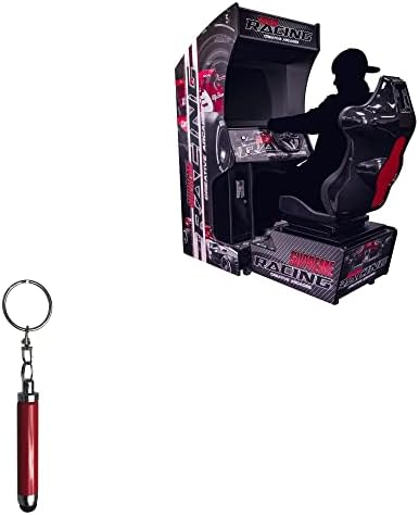 BoxWave Stylus Pen Compatible with Creative Arcades Modern Racer - Bullet Capacitive Stylus, Mini Stylus Pen with Keyring Loop - Ruby image 5
