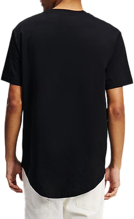 Karl Lagerfeld Jeans Herren Regular Curved Hem Shibori T-Shirt
