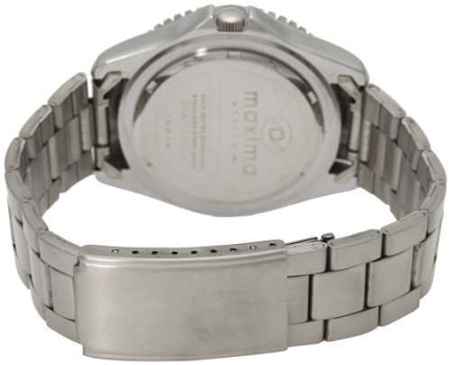 maxima silver chain watches