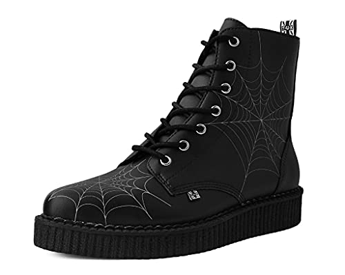 T.U.K. Shoes A9746 Unisex-Adult Boots, Black TUKskin™ 7-Eye Spiderweb Glow Boot2