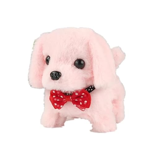 Peluche Labrador Juguete Electrónico Interactivo Perro Mascota Perro - Caminar, Ladrer, Cola, Estirar Animal Compañero para Niños (Labrador) Cover