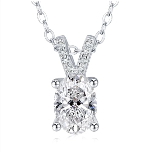 Pendentif diamant lab créé 1CT le cadeau de fête des mères idéal