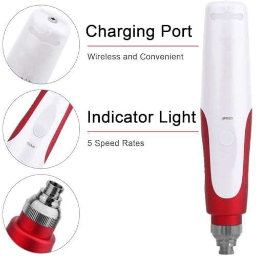 PIPM Microneedling Derma Roller Pen with 12pcs Cartridges (0.25mm) At Home Use N2 — view 3