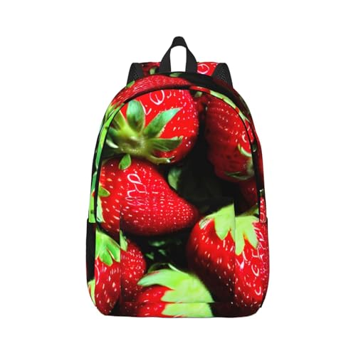 Sac à dos de voyage fraise idéal pour vos randonnées et sorties décontractées