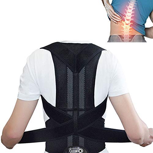 Back Brace Support Belt for Men and Women - Adjustable Lumbar Lower Back Support - Helps Relieve Lower Back Pain and Stress (S)