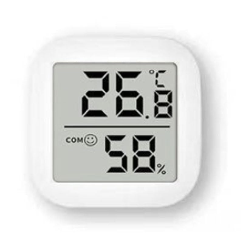 ABS Electronic Wall Mount Indoor Household Thermometer Dry Temperature Humidity Meter