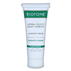 Biotone Herbal Select Massage Products Body Therapy Creme, 7 Ounce