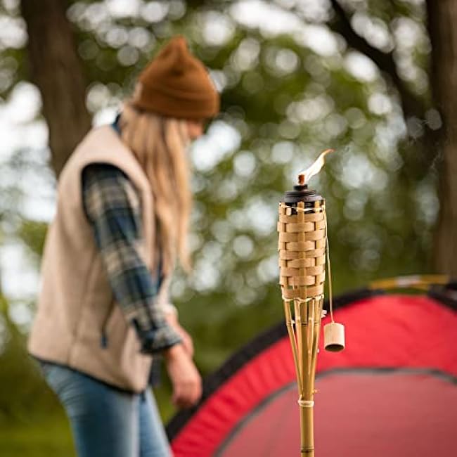 TIKI Tiki Torches 4-Pack Citronella Torches