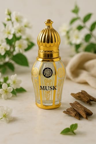 Image of MUSK Luxury Attar for Unisex, Long Lasting & Non-Alcoholic, Pure Natural Roll-on Attar, Perfume for Men & Women, Suitable for Every Occasion, 12 ml