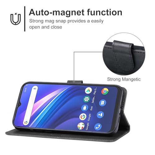 CUBOT P80 Fodral - Flip Cover med Korthållare och Magnetisk Stängning