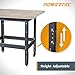 POWERTEC Tool Stand, 400lb Capacity Heavy Duty Router Table Stand with Adjustable leveling feet for Miter Saw, Drill Press, Belt Sander, Bench Grinder, Band Saw, Scroll saw, Planer (UT1006)