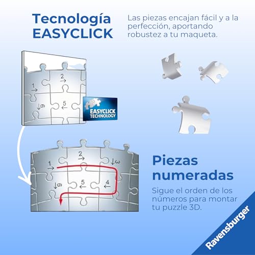 Puzzle 3D luminiscente de constelaciones Ravensburger, globo terráqueo infantil de 190 piezas 7