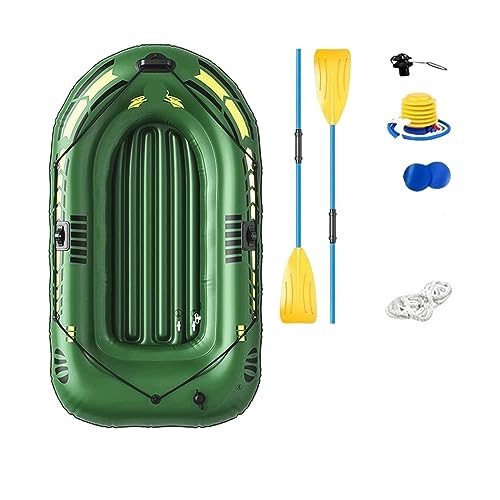 Bote Inflable Bote Inflable Barco Iable Barco De Pesca Barco De Pesca Portátil Balsa Lago con Bomba De Remos Adultos Pesca Cómodo