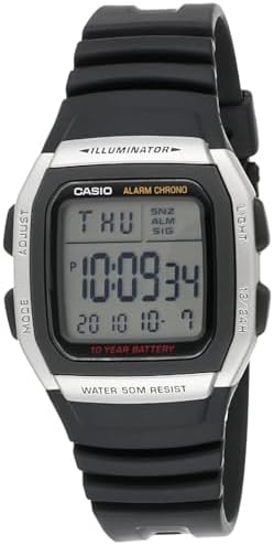 Casio Men's Watch - W-800H-1AVDF Grey Dial