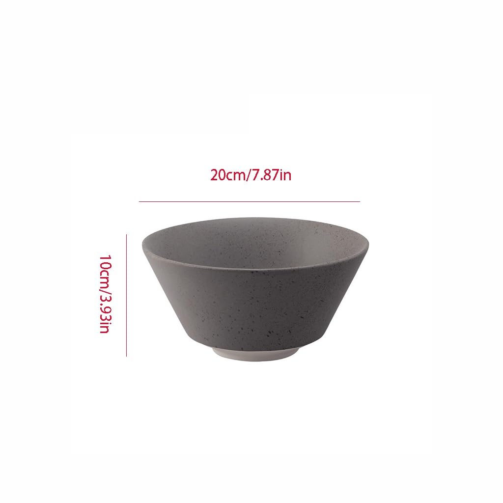 Duże Miski Sałatkowe Miska na Zupę Vegetable Bowl, Soup Bowl, Rice Bowl, Ramen Bowl, Household Ceramic Salad Bowl, Instant Noodle Bowl Miski Kuchenne Miska do Sałatek, Owoców,