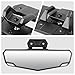 DNA MOTORING Front UTV Rearview Mirror, Black/Chrome Glass, Compatible With Honda Kawasaki Suzuki Yamaha UTV (SxS), With 1.75