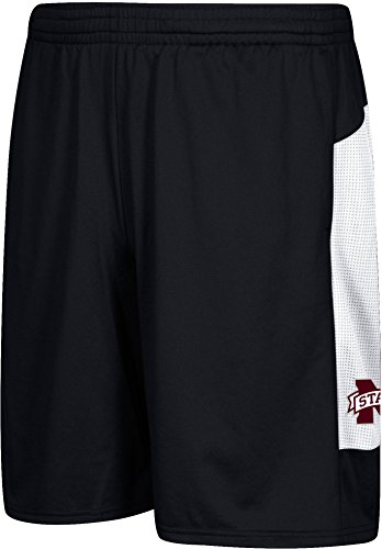 adidas Mississippi State Bulldogs NCAA Men s Climalite 2017 Sideline Player Black Shorts (XL)
