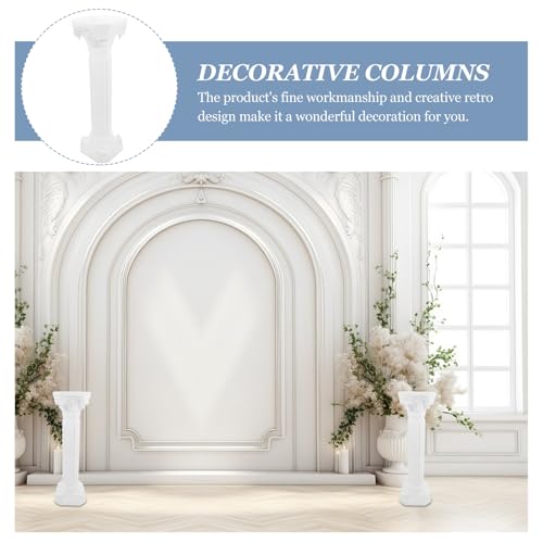 Columnas de boda para ceremonias exteriores y banquetes en jardines de ensueño 4