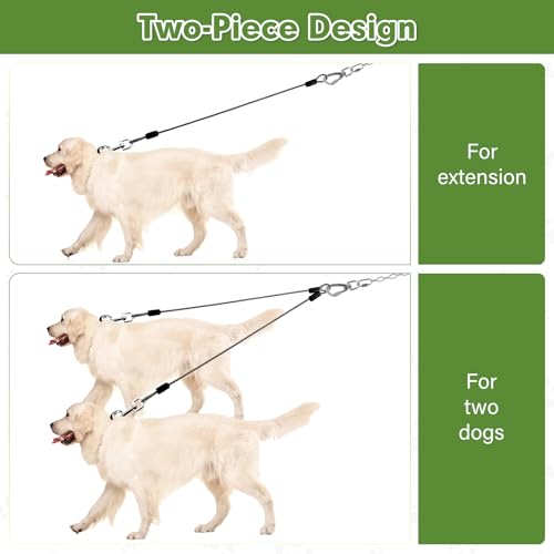 Chew Proof Dog Leash Extender Tips