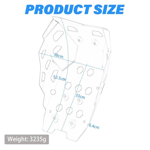 HVFRTHZHJ 4mm Aluminum Skid Plate