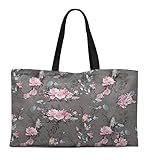 ✅ Druck Leinwand-Einkaufstasche Tasche Tragetasche beiläufigen Schulter-Beutels | Printed Canvas Große Einkaufstasche für Beach Shopping Lebensmittel Bücher