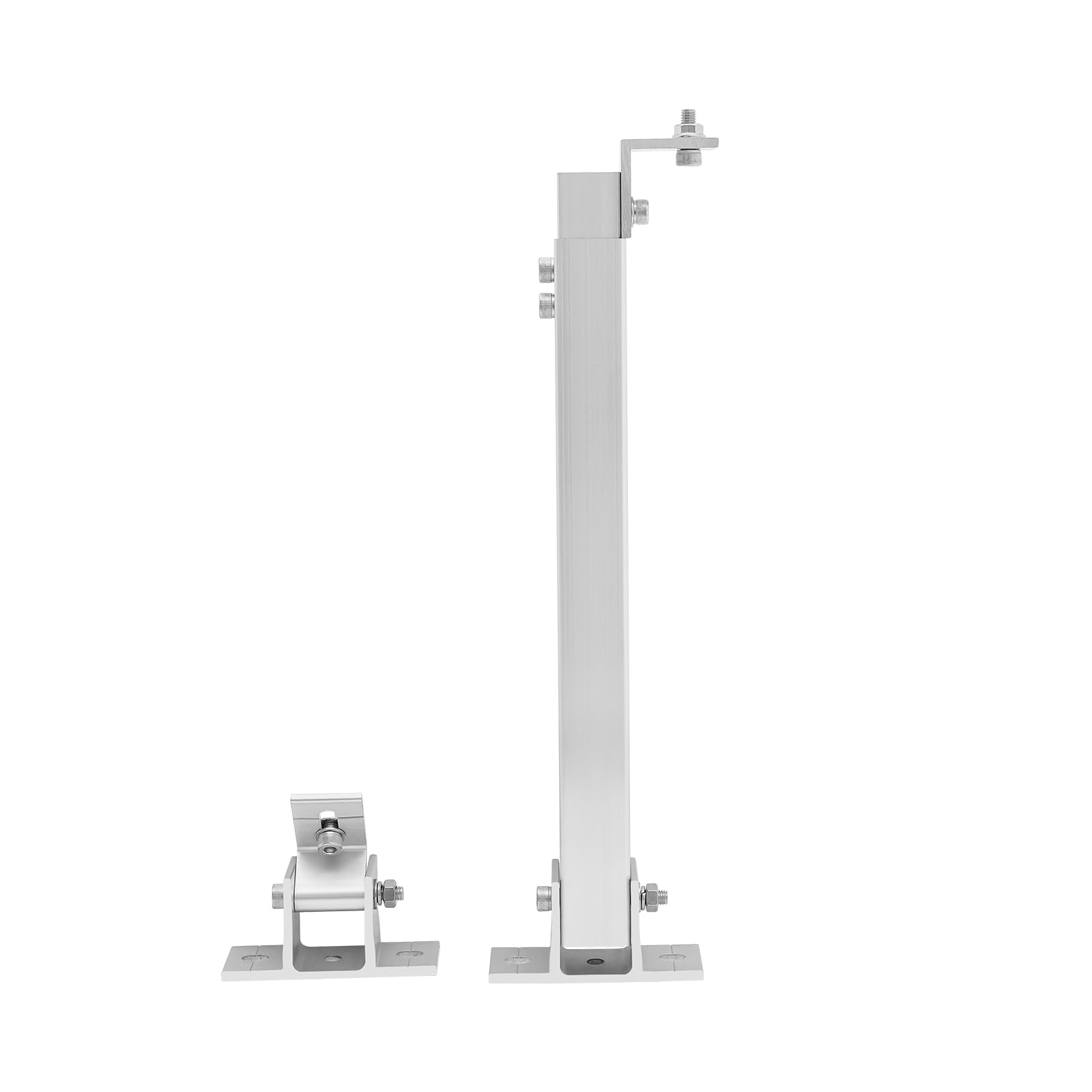 Supporto per pannello solare, regolabile, per balcone, tetto, roulotte (2 paia)