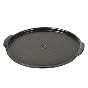 Emile Henry 14″ Large Pizza Stone | Charcoal