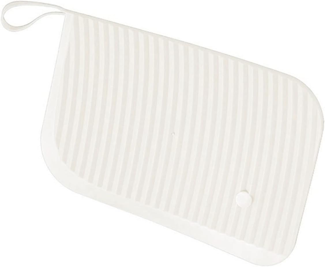 Washboard Portable Clothes Washboard Washing Board Cleaning Tools Laundry Washboards(OneColor)