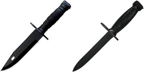 Ontario Knife Company, M9 Bayonet and Scabbard, Black, Overall Length 12.25"