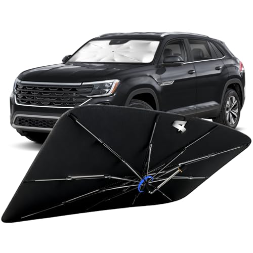 Windshield Sun Shade for Volkswagen Atlas Cross Sport 2020-2026, UPF50+