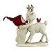 Department 56 4024853 3-Inch x 4.25-Inch Snowbabies Classics She Kissed a Reindeer Figurine