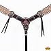 HILASON Western Horse Breast Collar American Leather Floral Carving | for Horses