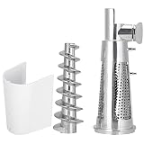 Meat Grinder Attachment for Kitchen Mixers, Tomato Juicer Strainer Screw Shaft Filter Sleeve Baffle