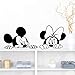 Tylyund Adesivi per finestre Cartoon Mickey Minnie Mouse Adesivi Murali in Vinile Camera da Letto Baby Home Decor Disney Stickers Murali Murale Art Fai da Te Carta da Parati