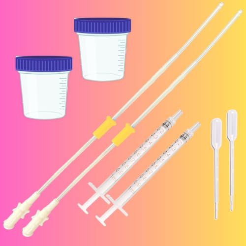 Image of Krishco IUI Kit - Cannula (17 cm), Collection Container and Dropper (PACK of 2 Kits)