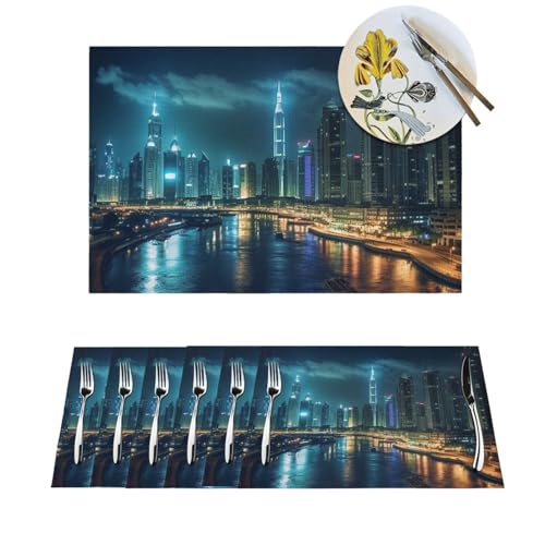 Sets de table pour mariages et fêtes jolis modèles tissés lavables - 2