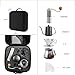 Pour Over Coffee Maker Set,All in One Travel Coffee Kit with Manual Burr Grinder, Stainless Steel Mug & Reusable Filter - Complete Coffee Dripper Set for Camping, Hiking & Office