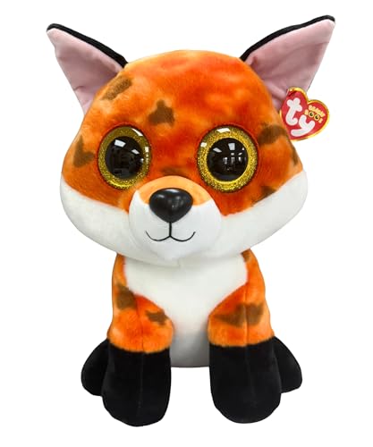 Ty Beanie Boos L Meadow Le Renard grande peluche doudou yeux brillants