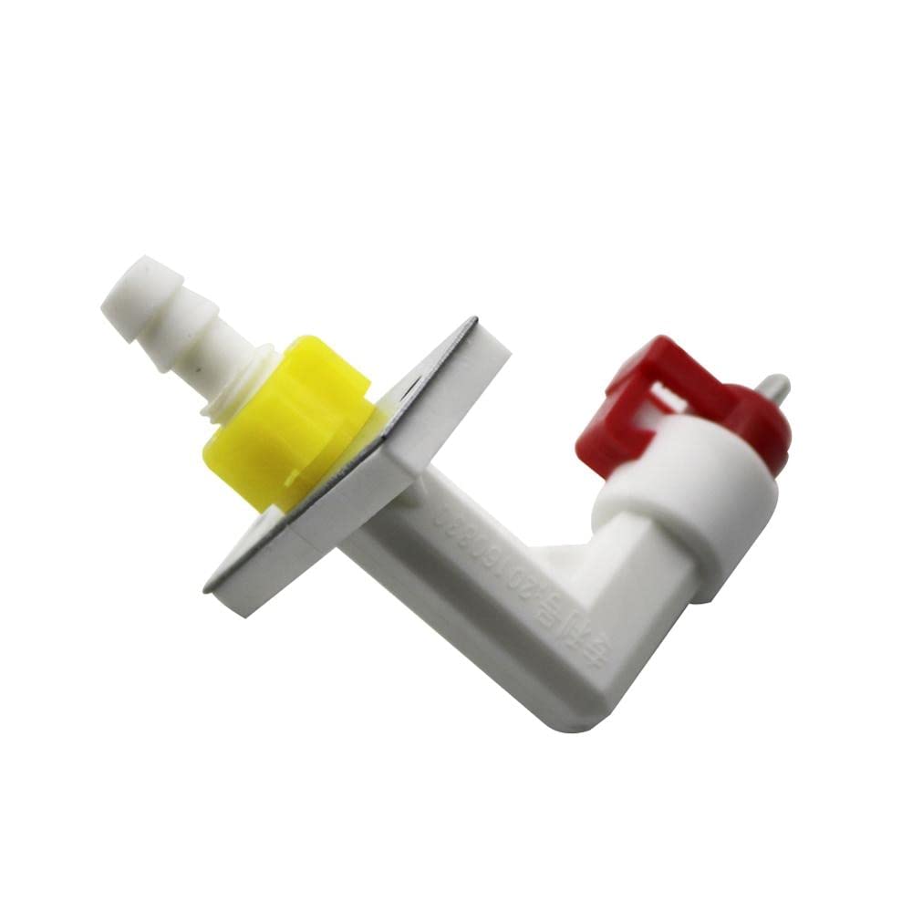 HUFFA 20 Piezas pequeña Mascota Conejo Conejillo de Indias hámster Tubo diámetro 8mm Fuente de Agua de plástico Bebedero