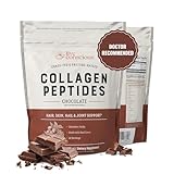 Live Conscious Collagen Peptides Powder - Chocolate Collagen Powder - Hair, Skin, Nail, and Joint Support - Type I & III Grass-Fed Collagen Supplements for Women and Men - 30 Servings - 15oz