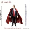 Funny President Donald 2025 Ornaments, 2D Flat President Donald Decor for Car, Funny Christmas Tree Ornaments, Donald 2028 Merchandise(2PCS Super Hero) #2