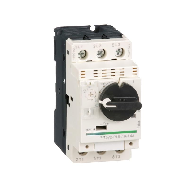 Disyuntor de motor térmico TeSys: perilla de control de 9-14 A GV2P16