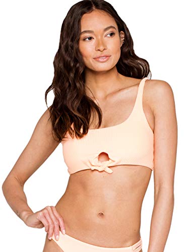 Haut maillot de bain tankini Billabong Under The Sun Peach Neon taille MD femme