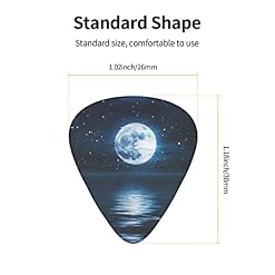 Ensemble de 12 médiators de guitare Night Sky pour guitare acoustique, guitare électrique, contrebasse, ukulélé - Les Beatles, Paul McCartney, John Lennon, RIngo Starr, George Harrison Ensemble de 12 médiators de guitare Night Sky pour guitare acoustique, guitare électrique, contrebasse, ukulélé – Image 4